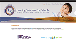 Desktop Screenshot of learningsolutionsforschools.com